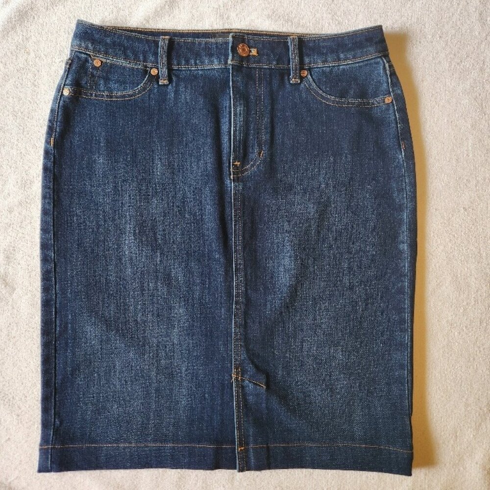 Talbots Denim Skirt 6P